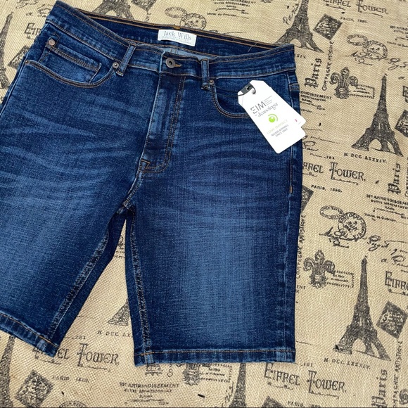 Jack Wills NWT! Washed Blue Denim Short Size 32 - Picture 3 of 14